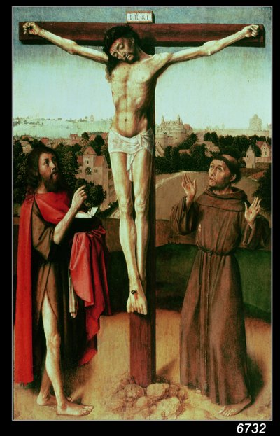 Cristo sulla croce tra San Giovanni e San Francesco da Gerard David
